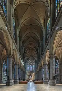 L'intérieur de la cathédrale. Novembre 2018.