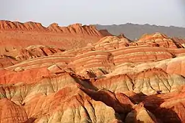 Formation géologiques du parc national de Zhangye