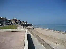 La plage de Lion-sur-Mer.