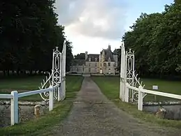 L'entrée du château de Lion.