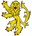 Léopard rampant (léopard lionné).