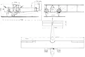 vue en plan de l’avion