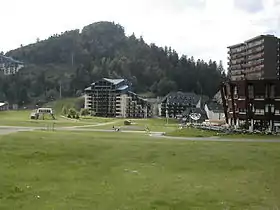 Le puy de Massebœuf depuis la station du Lioran