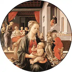 Tondo Bartolini, 1452-1453,Florence, palais Pitti.