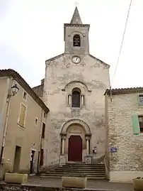 Façade de l'église.