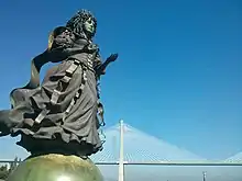 Statue représentant Catherine de Bragance, à Lisbonne