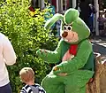 Le lapin vert de Liseberg