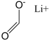 Image illustrative de l’article Formiate de lithium