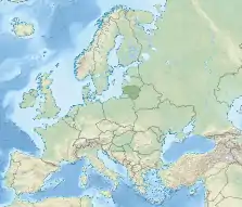 Localisation de la Lituanie en Europe