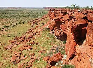 Le désert près de Durba Spring en janvier 2007.