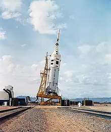 Rampe de lancement de la fusée Little Joe II