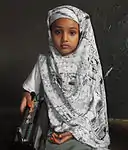 SWL YL Najmo, âgée de 8 ans à Mogadiscio.