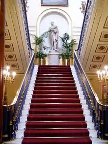 L'escalier d'honneur de l'Hôtel de ville de Liverpool