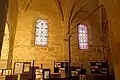 Chapelle latérale nord, vue vers le nord.