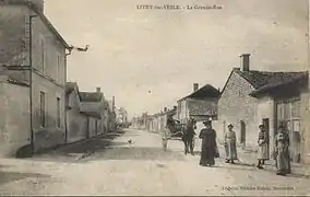 Livry : La grande rue (1907).