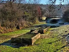 La fontaine de Villevoz.