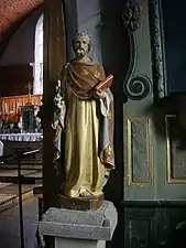 Saint Lubin (XIXe siècle), Lizio, église Notre-Dame-du-Lys.