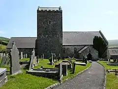 Vue générale d'une église.