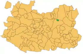 Localisation de Llanos del Caudillo