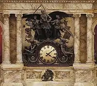 Horloge monumentale de la Librairie du Congrès (1896), Washington D.C., Thomas Jefferson Building.