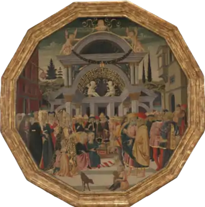 Le Jugement de Salomon, Lo Scheggia (vers 1468).