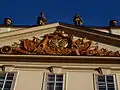 Fronton, portant le blason des Lobkowicz