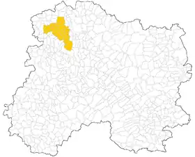 Localisation de Communauté de communes Champagne Vesle