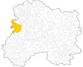 Localisation de Communauté de communes des Coteaux de la Marne