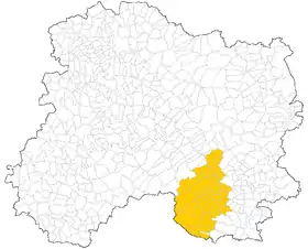 Localisation de Communauté de Communes Vitry, Champagne et Der