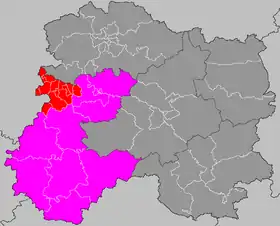 Localisation du canton de Dormans