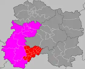 Localisation du canton de Fère-Champenoise