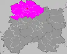 Localisation du canton de Reims-2