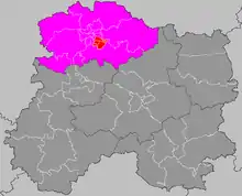Localisation du canton de Reims-7