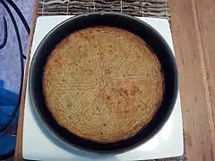 Gâteau patate consommé à la Réunion.