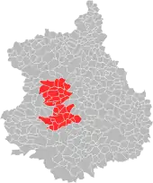 La communauté de communes Entre Beauce et Perche en Eure-et-Loir (2018).