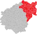 Communes de la Corrèze membres de Haute-Corrèze Communauté.