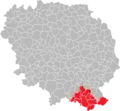 Communes de la Creuse membres de Haute-Corrèze Communauté.