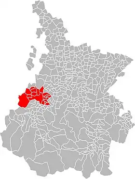 Localisation de Communauté de communes du Pays de Lourdes