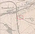 Localisation du moulin à vent de Mourmelon-le-Petit