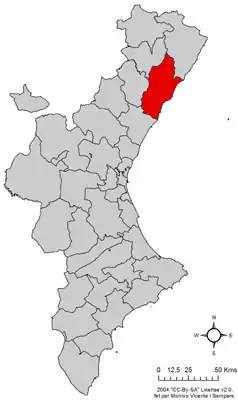 Localisation de Plana Alta