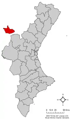 Localisation de Rincón de Ademuz