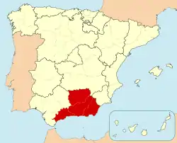 Région de Grenade dans Espagne.