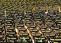 Chaises dans la Piazza Grande (Locarno).