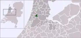 Localisation de Haarlemmerliede en Spaarnwoude