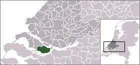 Localisation de Oostflakkee