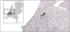 Localisation de Rijnsaterwoude