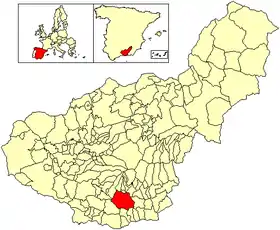 Localisation de Órgiva