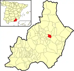 Localisation de Albánchez