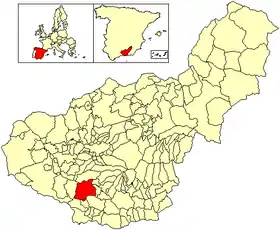Localisation de Albuñuelas