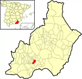 Localisation de Alhama de Almería